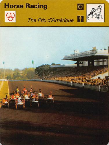 1977-79 Sportscaster Series 19 #19-16 The Prix d'Amerique Front