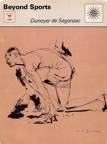 1977-79 Sportscaster Series 20 #20-19 Dunoyer de Segonzac Front