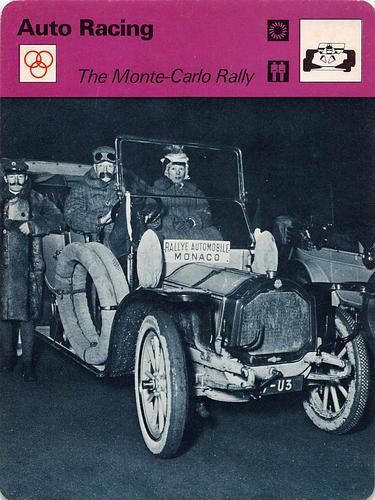 1977-79 Sportscaster Series 20 #20-03 The Monte-Carlo Rally Front