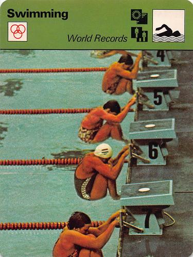 1977-79 Sportscaster Series 20 #20-23 World Records Front