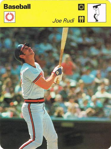 1977-79 Sportscaster Series 21 #21-05 Joe Rudi Front