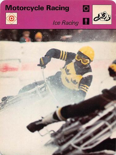 1977-79 Sportscaster Series 21 #21-11 Ice Racing Front