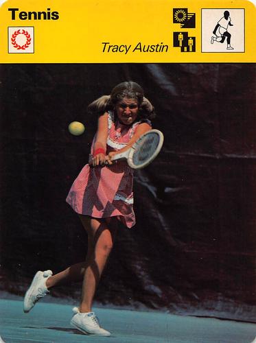 1977-79 Sportscaster Series 22 #22-24 Tracy Austin Front