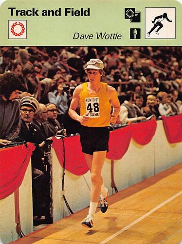 1977-79 Sportscaster Series 23 #23-09 Dave Wottle Front