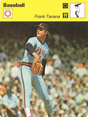 1977-79 Sportscaster Series 25 #25-18 Frank Tanana Front