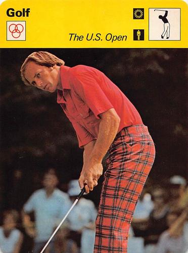1977-79 Sportscaster Series 25 #25-07 The U.S. Open Front