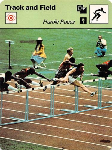 1977-79 Sportscaster Series 25 #25-16 Hurdle Races Front