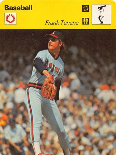 1977-79 Sportscaster Series 25 #25-18 Frank Tanana Front