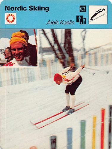 1977-79 Sportscaster Series 25 #25-04 Alois Kaelin Front