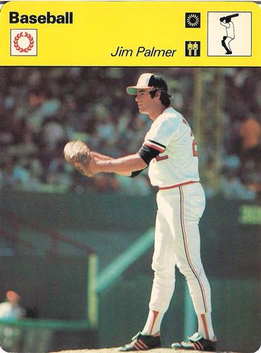 1977-79 Sportscaster Series 26 #26-15 Jim Palmer Front