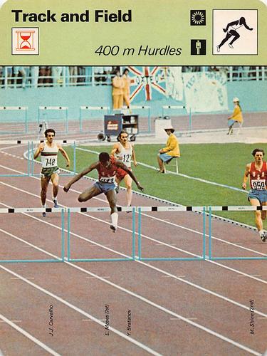 1977-79 Sportscaster Series 26 #26-07 400m Hurdles Front