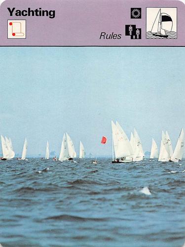 1977-79 Sportscaster Series 26 #26-17 Yachting Front