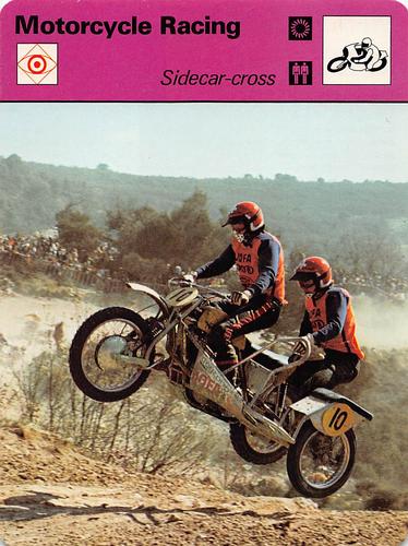 1977-79 Sportscaster Series 28 #28-05 Sidecar-cross Front