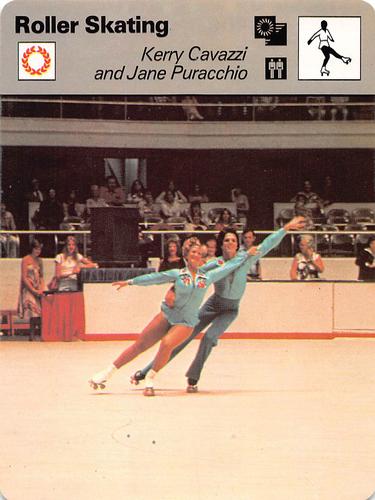 1977-79 Sportscaster Series 28 #28-13 Kerry Cavazzi / Jane Puracchio Front