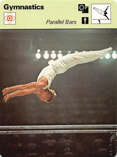 1977-79 Sportscaster Series 28 #28-06 Parallel Bars Front