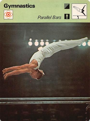 1977-79 Sportscaster Series 28 #28-06 Parallel Bars Front
