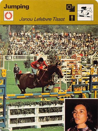1977-79 Sportscaster Series 28 #28-12 Janou Lefebvre Tissot Front