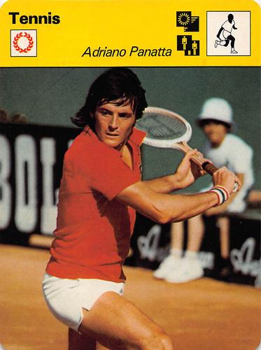 1977-79 Sportscaster Series 28 #28-14 Adriano Panatta Front