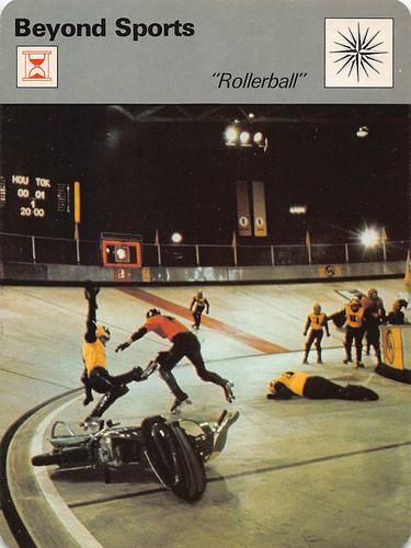 1977-79 Sportscaster Series 28 #28-23 Rollerball Front