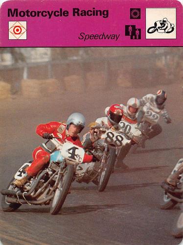 1977-79 Sportscaster Series 29 #29-17 Speedway Front