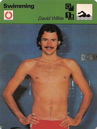 1977-79 Sportscaster Series 30 #30-15 David Wilkie Front