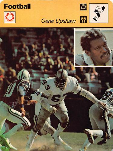 1977-79 Sportscaster Series 33 #33-22 Gene Upshaw Front