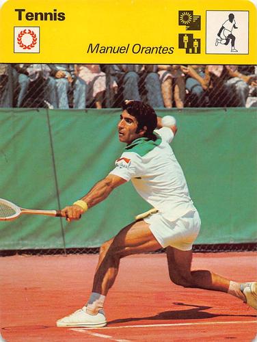 1977-79 Sportscaster Series 33 #33-06 Manuel Orantes Front