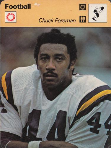 1976 Topps Football Card #3 Chuck Foreman