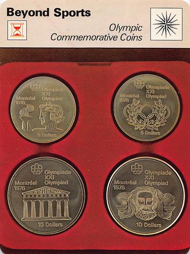 1977-79 Sportscaster Series 35 #35-20 Olympic Commemorative Coins Front