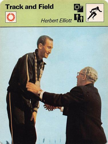 1977-79 Sportscaster Series 35 #35-09 Herbert Elliott Front