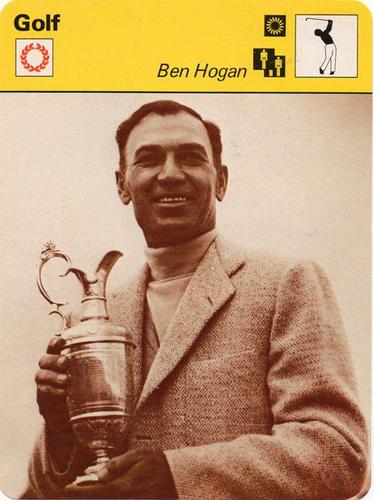 1977-79 Sportscaster Series 35 #35-10 Ben Hogan Front