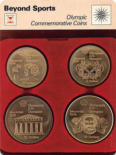 1977-79 Sportscaster Series 35 #35-20 Olympic Commemorative Coins Front