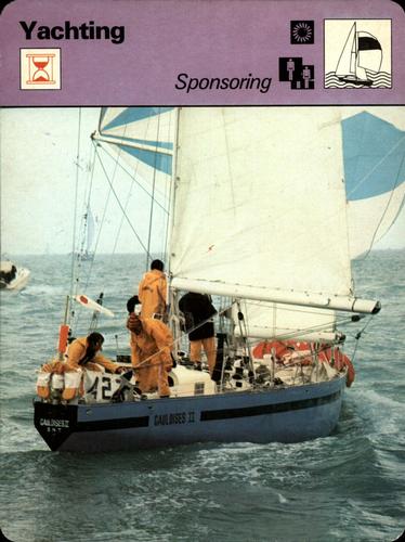1977-79 Sportscaster Series 35 #35-01 Sponsoring Front