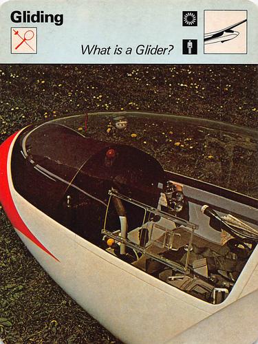 1977-79 Sportscaster Series 36 #36-09 What is a Glider? Front
