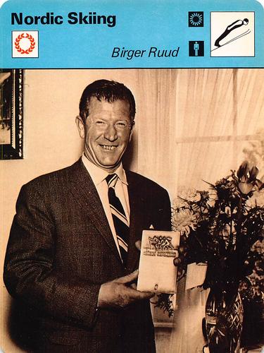 1977-79 Sportscaster Series 36 #36-19 Birger Ruud Front