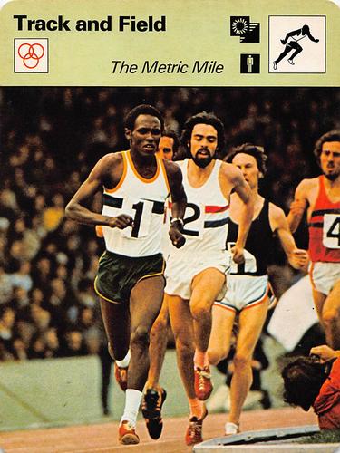 1977-79 Sportscaster Series 36 #36-24 The Metric Mile Front