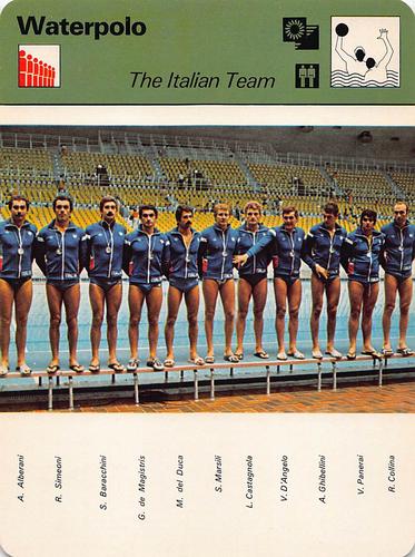 1977-79 Sportscaster Series 36 #36-10 The Italian Team Front