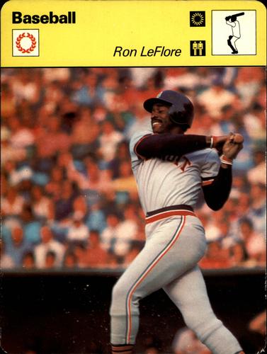 1977-79 Sportscaster Series 36 #36-01 Ron LeFlore Front