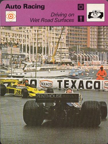1977-79 Sportscaster Series 36 #36-02 Driving on Wet Road Surfaces Front