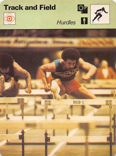 1977-79 Sportscaster Series 37 #37-06 Hurdles Front
