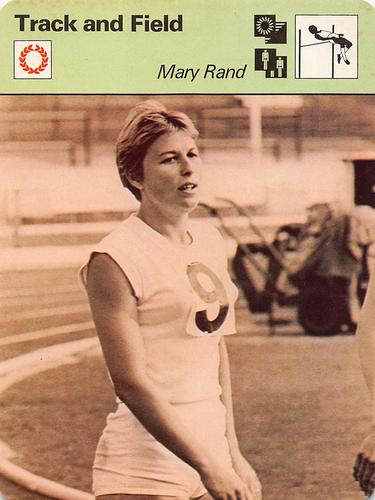 1977-79 Sportscaster Series 38 #38-15 Mary Rand Front