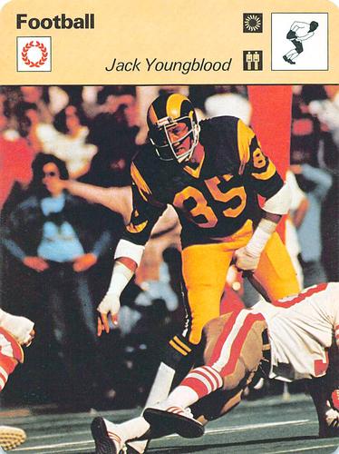 1977-79 Sportscaster Series 38 #38-22 Jack Youngblood Front