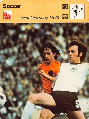 1977-79 Sportscaster Series 39 #39-16 West Germany 1974 Front