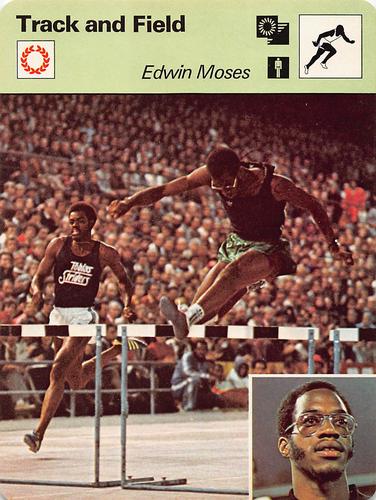 1977-79 Sportscaster Series 39 #39-12 Edwin Moses Front