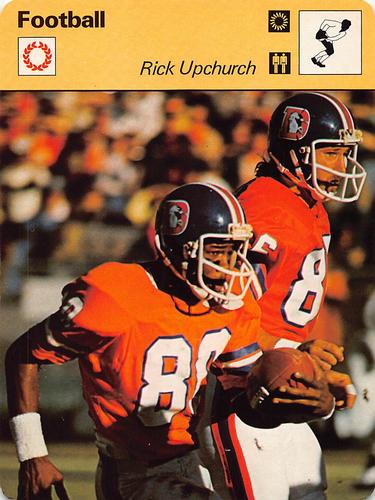 1977-79 Sportscaster Series 40 #40-10 Rick Upchurch Front