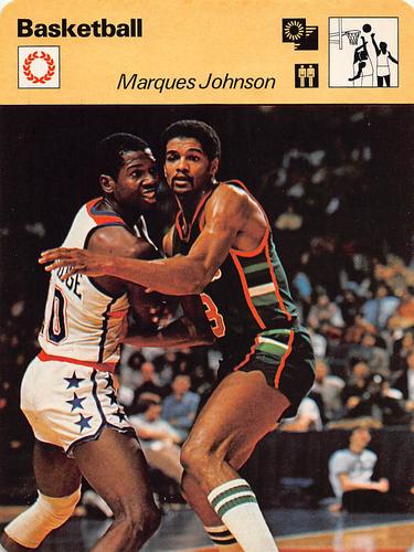 1977-79 Sportscaster Series 40 #40-07 Marques Johnson Front