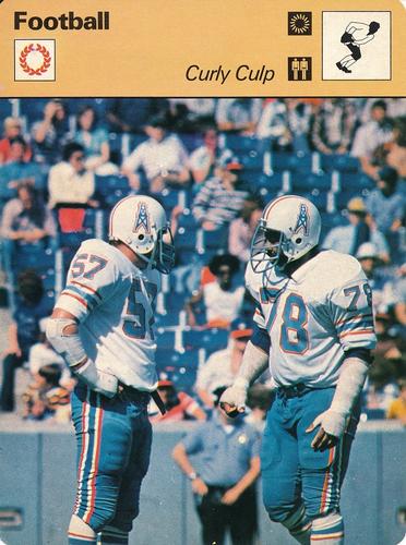 1977-79 Sportscaster Series 42 #42-13 Curley Culp Front