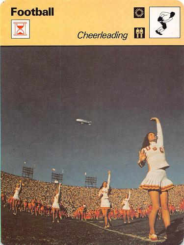 1977-79 Sportscaster Series 42 #42-24 Cheerleading Front
