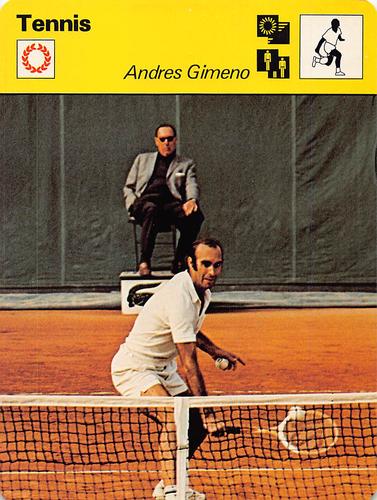 1977-79 Sportscaster Series 44 #44-18 Andres Gimeno Front