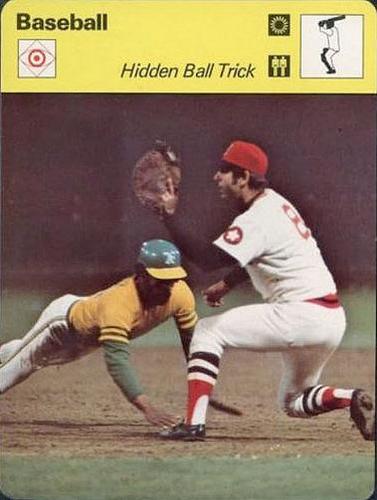 1977-79 Sportscaster Series 44 #44-17 Hidden Ball Trick Front